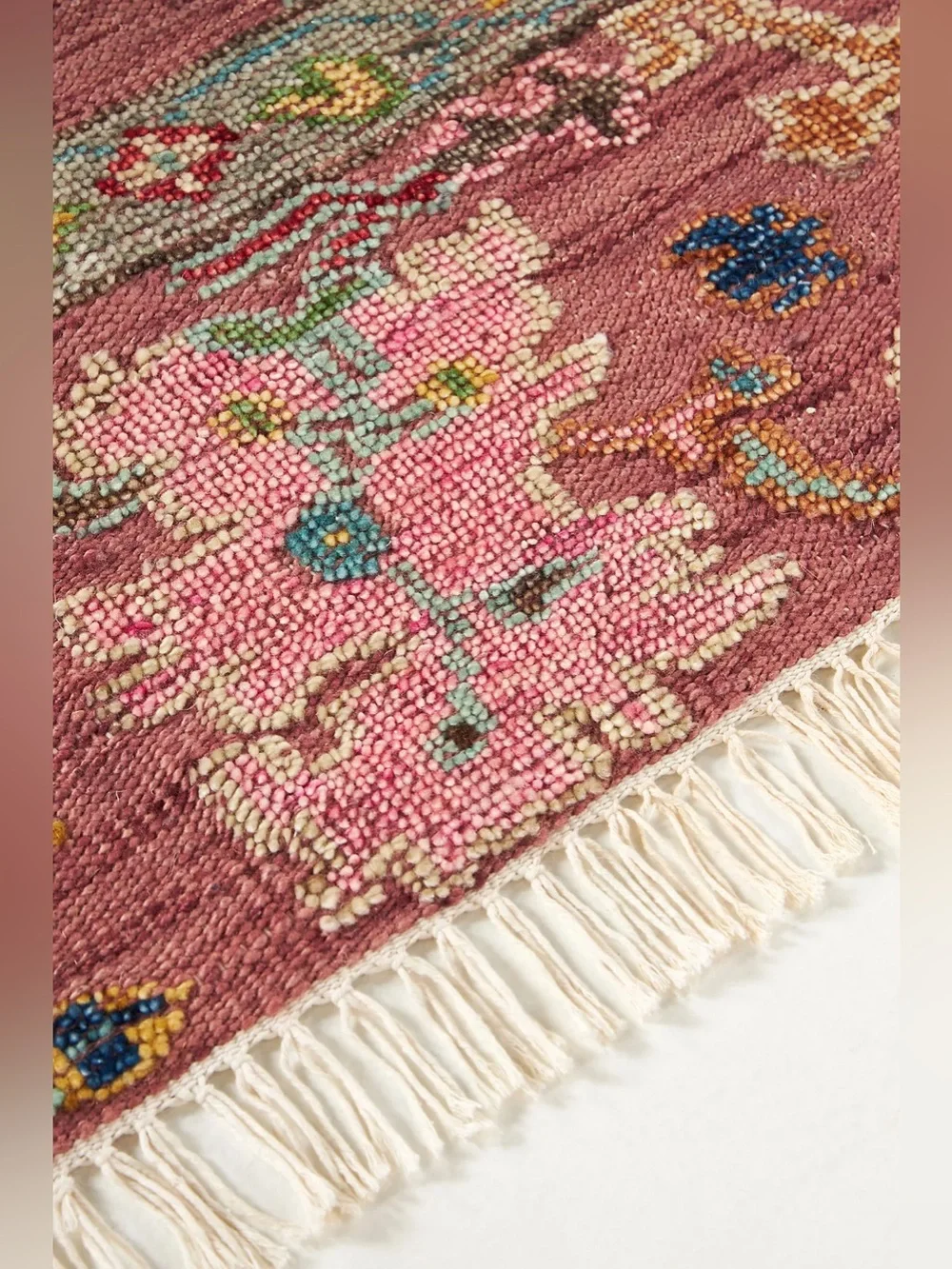 Anthropologie Perry Wool Hand-Knotted Persian-Inspired Rug 3 x 5